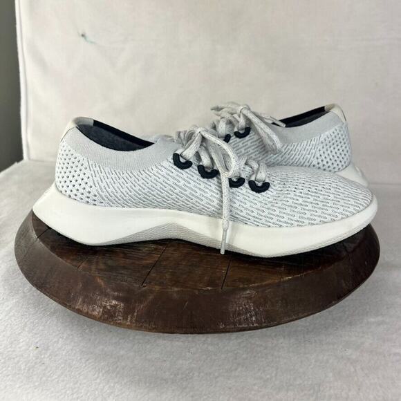 ALLBIRDS Tree Dasher 2 Womens Size W10 Blizzard Black White Knit Running Shoe - Picture 6 of 11